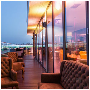 LED Wandleuchte bi-direktional halbrund 150mm GU10 IP44