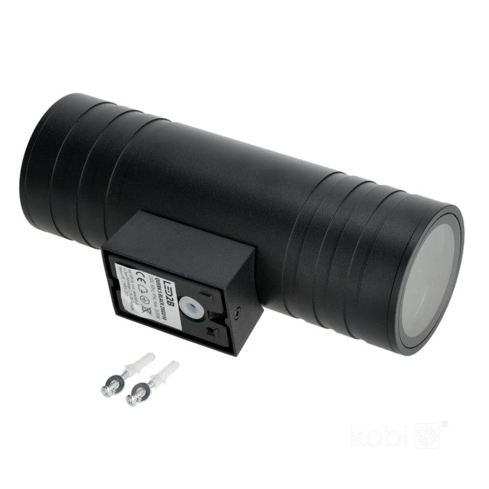 LED Wandleuchte bi-direktional 90x260mm rund GU10 IP54