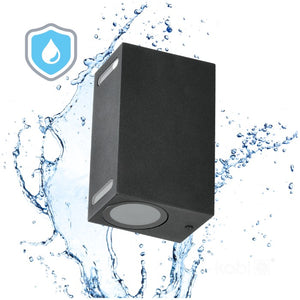 LED Wandleuchte bi-direktional 150mm GU10 IP54