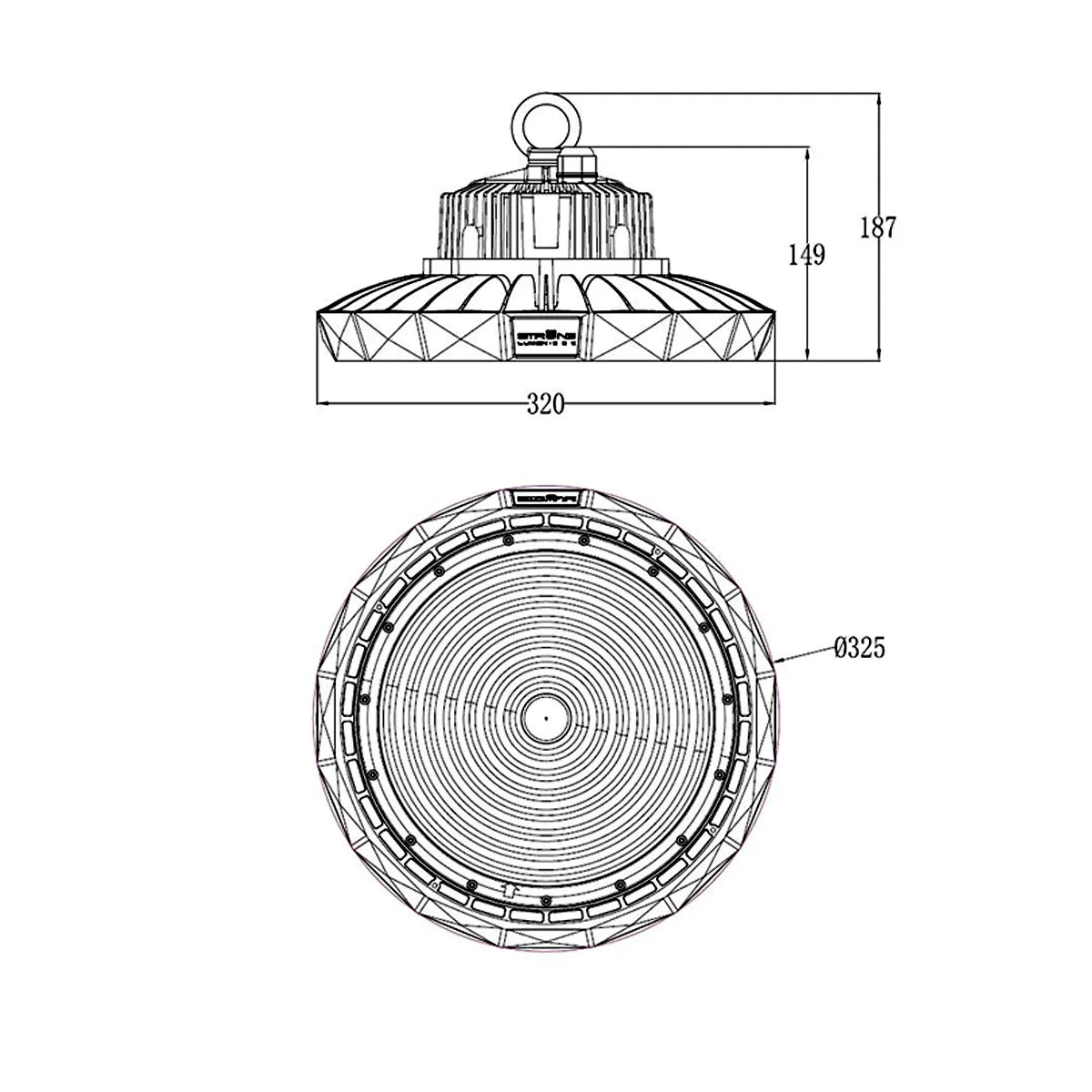 LED UFO Highbay 150W Primary Xtreme 190lm/W Flimmerfrei