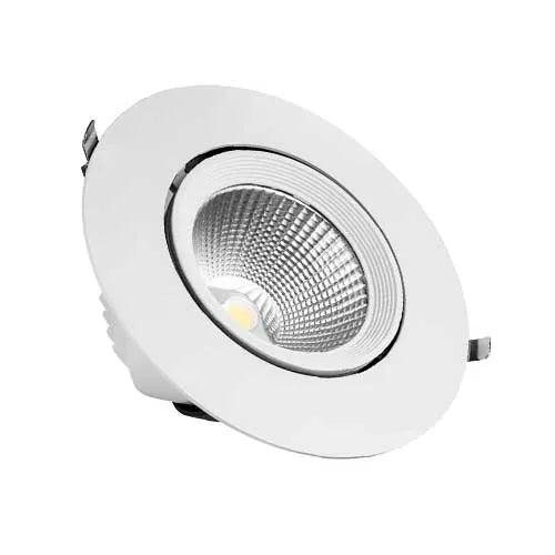 LED Banana Einbaustrahler 10W ⌀140mm 90° neigbar 360° drehbar