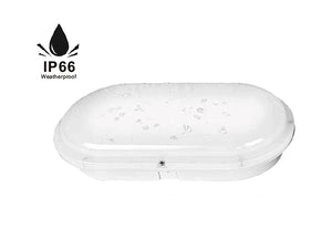LED Bulkhead 212x113mm Oval 15W | IP66