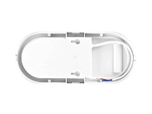 LED Bulkhead 212x113mm Oval 15W IP66 | Mit Bewegungsmelder