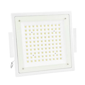 LED Canopylamp 200W 170lm/W IP65 Dimbaar, brandend en voorkant in beeld
