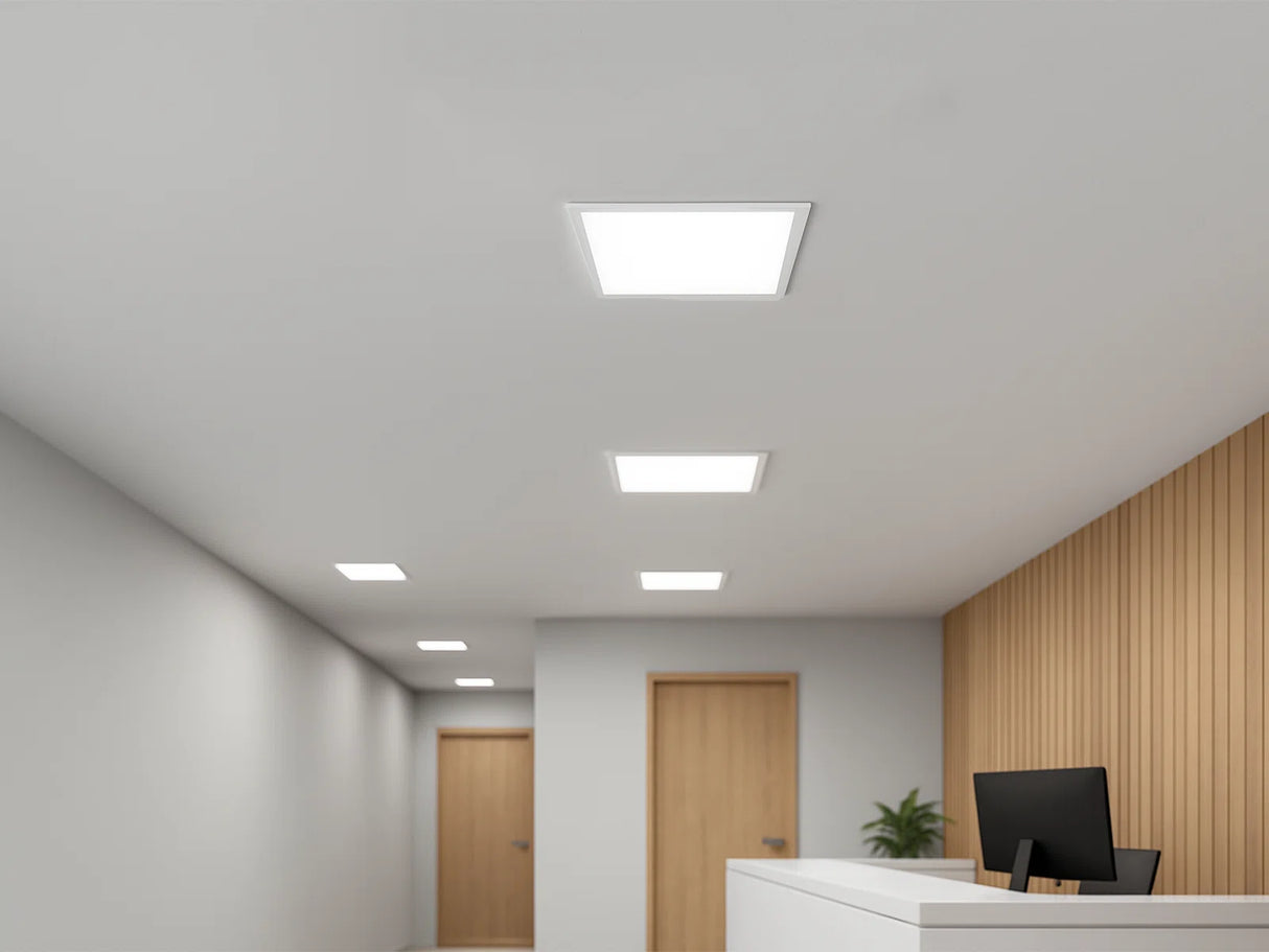 LED-Einbaustrahler 18W - Quadratisch - 220x220mm