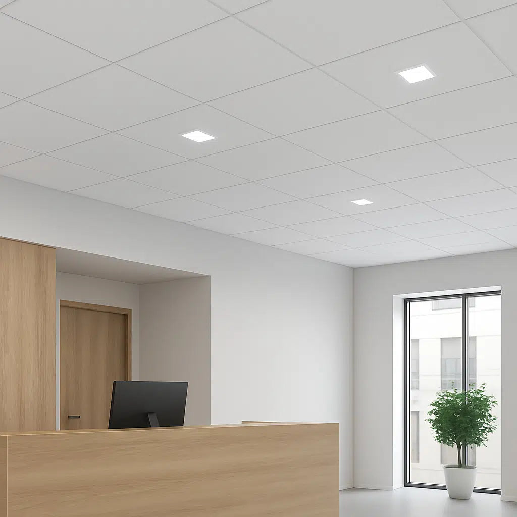 LED-Einbaustrahler 3W - Quadratisch - 85x85mm