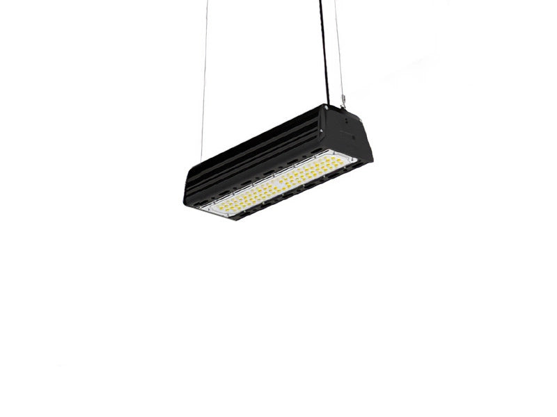 LED-Hallenstrahler linear 276 mm 50 W 150 lm/W Sosen-Treiber dimmbar IP65