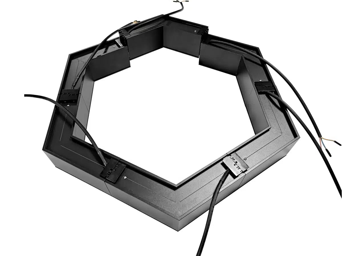 L-Verbinder 120° für LED Lichtbalken | Eckverbinder für Hexagon-Formen