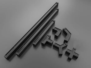 L-Verbinder 120° für LED Lichtbalken | Eckverbinder für Hexagon-Formen