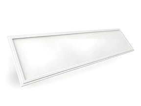 LED Paneel 30x150cm UGR<19 36W 140lm/W, in een systeemplafond en voorkant in beeld (foto 1)