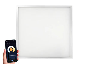 WiFi LED Paneel 62x62cm 36W 100lm/W - Instelbare lichtkleur CCT, 6000K en in een systeemplafond