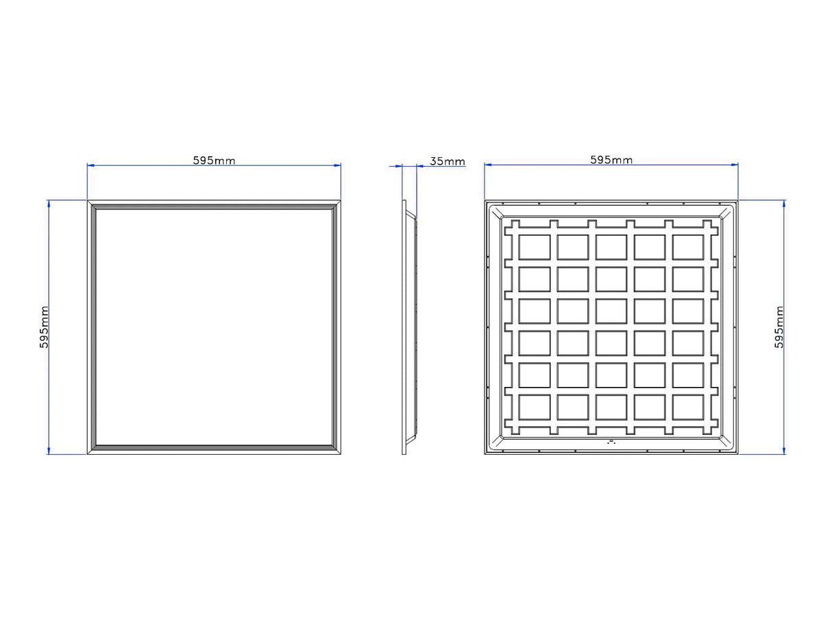 LED-Panel 60x60cm 28W 150lm/W