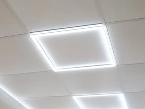 LED Paneel hollow 60x60cm 36W Instelbare lichtkleur (CCT), in een systeemplafond en opbouwframe