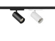 Integrated LED Railspot 3 fase 10W CRI>90 met Philips-driver, zijaanzicht en zwart (foto 1)