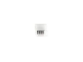RGB LED Strip connector 10mm, aansluiting en recht van voren (foto 1)