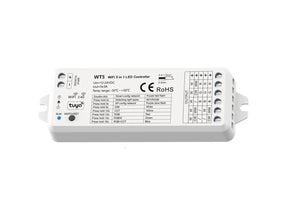 WiFi LED Strip controller - voor Wit & Gekleurd licht, voorkant in beeld