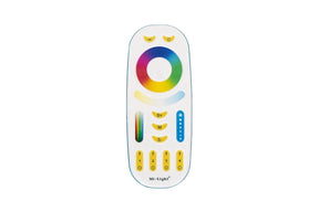 Afstandsbediening voor Multi Kleur & Wit Licht (RGB+CCT) LED Panelen, voorkant in beeld