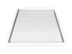 Hinterleuchtetes LED Panel Aufbaurahmen 60x60cm weiß