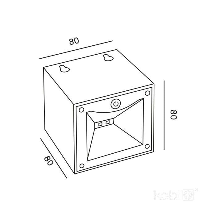 Solar LED Wandleuchte mit einstellbarer Lichtfarbe IP54