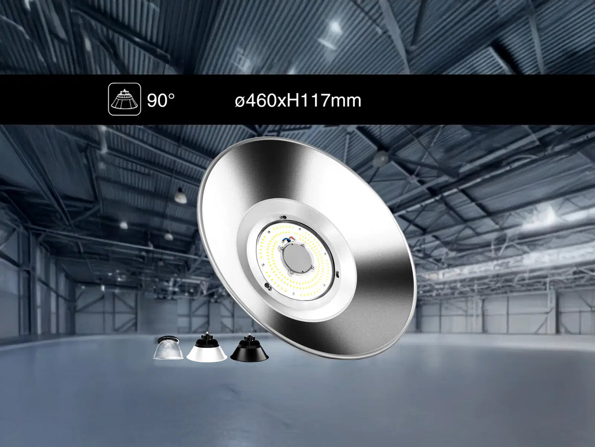 LED UFO Highbay reflector kap 460x117mm Aluminium